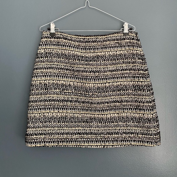 Ann Taylor LOFT Metallic Tweed skirt - Picture 1 of 8